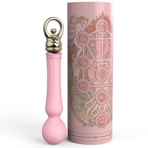 ZALO Confidence Heating Wand - akkus, luxus masszírozó vibrátor (pink)