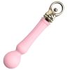 ZALO Confidence Heating Wand - akkus, luxus masszírozó vibrátor (pink)