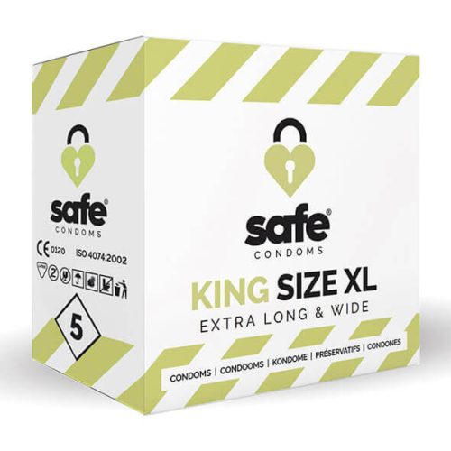 SAFE King Size XL - extra nagy óvszer (5db)