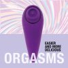 FEELZTOYS Femmegasm - akkus, vízálló hüvelyi és csiklóvibrátor (lila)