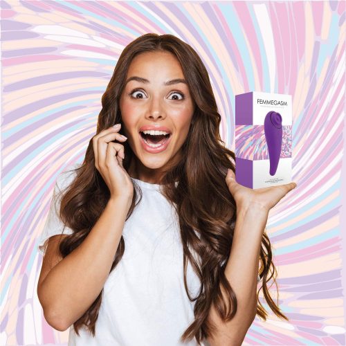 FEELZTOYS Femmegasm - akkus, vízálló hüvelyi és csiklóvibrátor (lila)