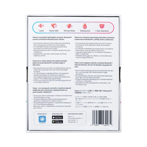 LOVENSE Flexer Panty - akkus, 2in1 vibrátor (pink)